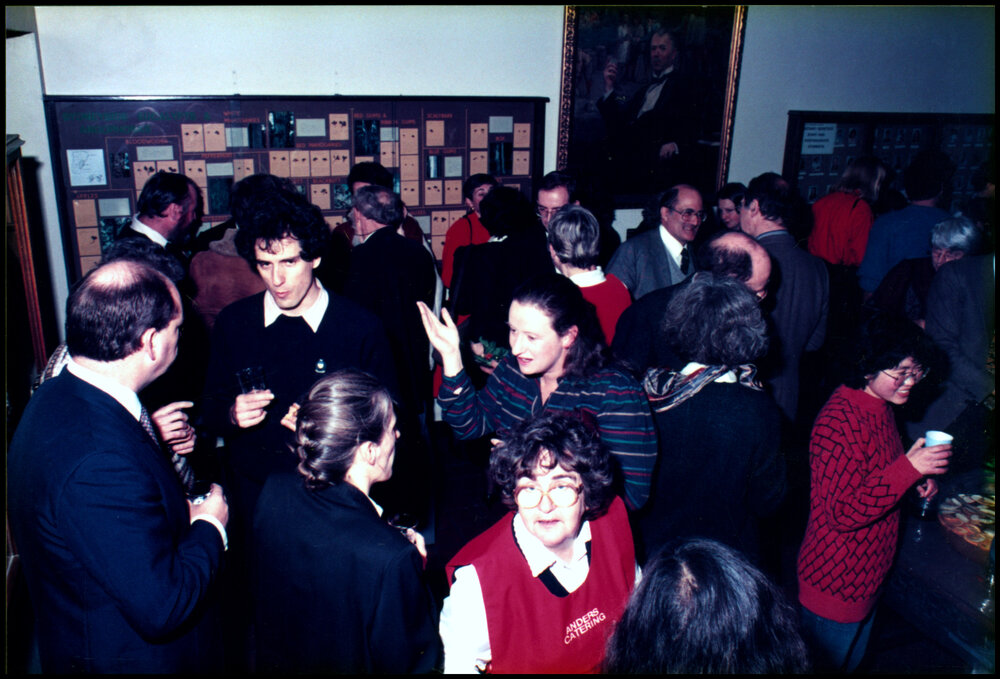 Drinks in the Botany Foyer for Professor John Thomson's Retirement Dinner