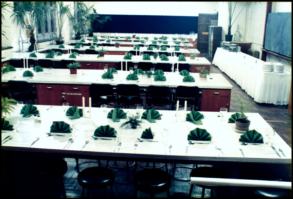 John Thomson's Farewell Dinner in the Joseph Banks Laboratory