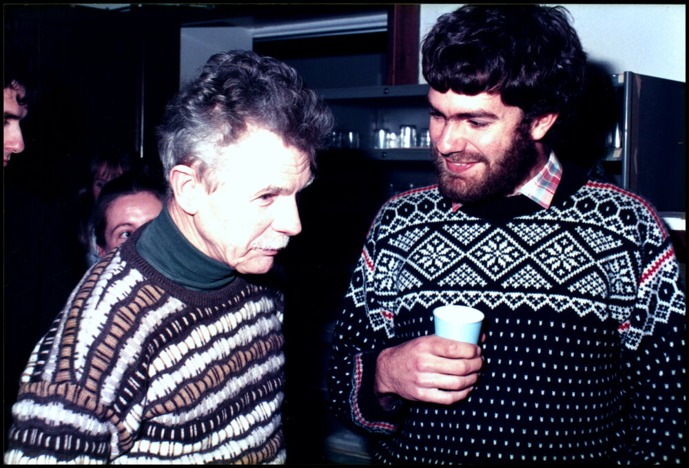 Tony Martin and John Pannell at John Thomson's Farewell Dinner