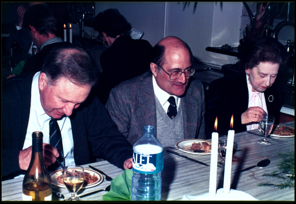 Guests at John Thomson's Farewell Dinner