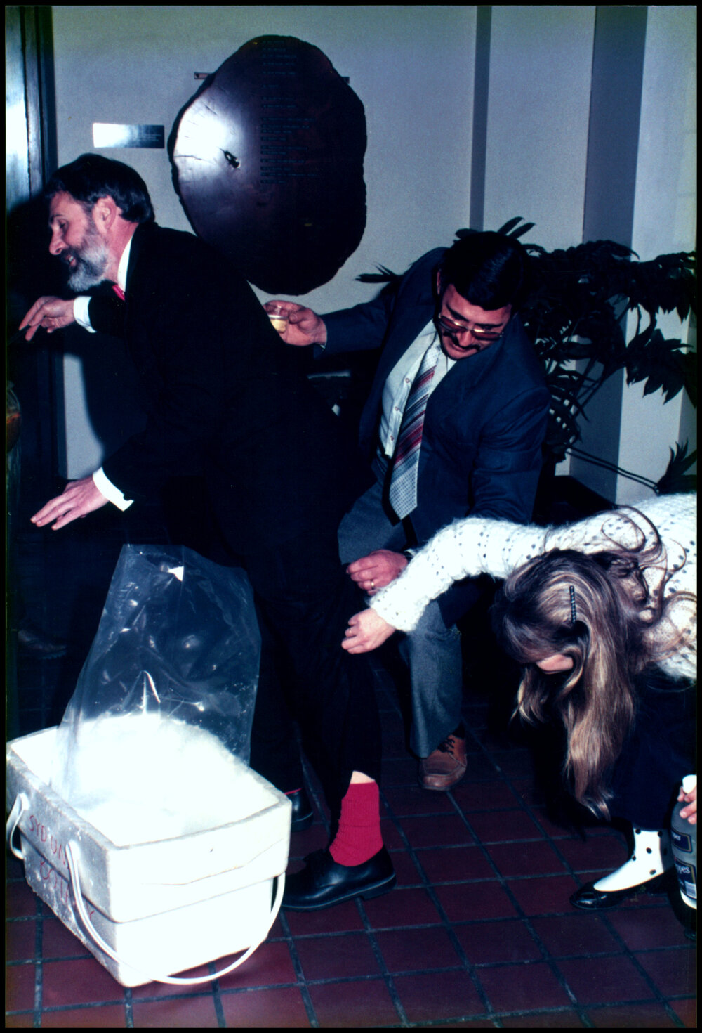 Guests at John Thomson's Farewell Dinner