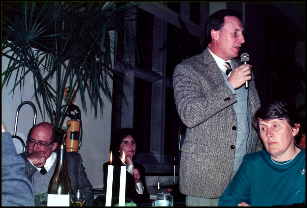 Guests at John Thomson's Farewell Dinner