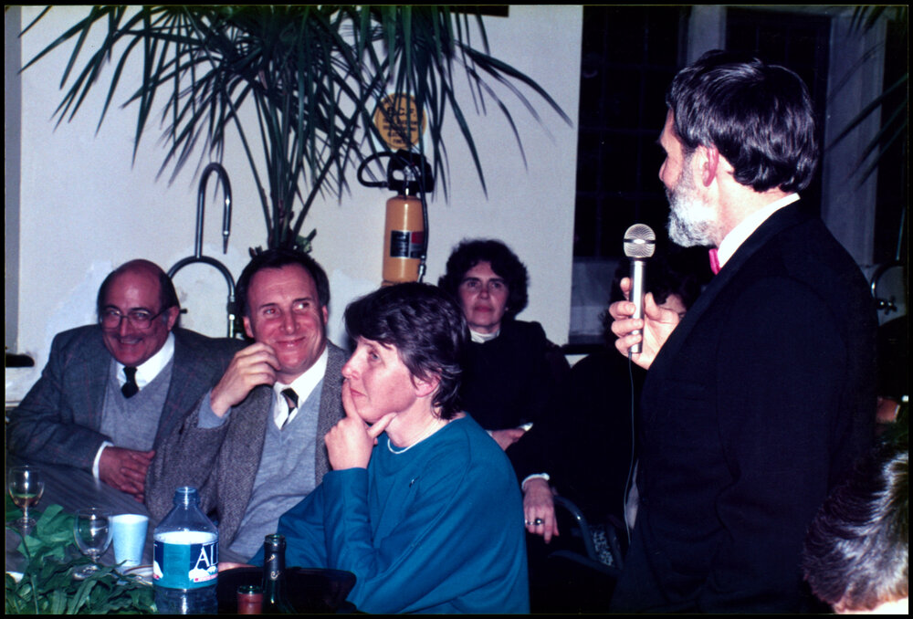 Guests at John Thomson's Farewell Dinner