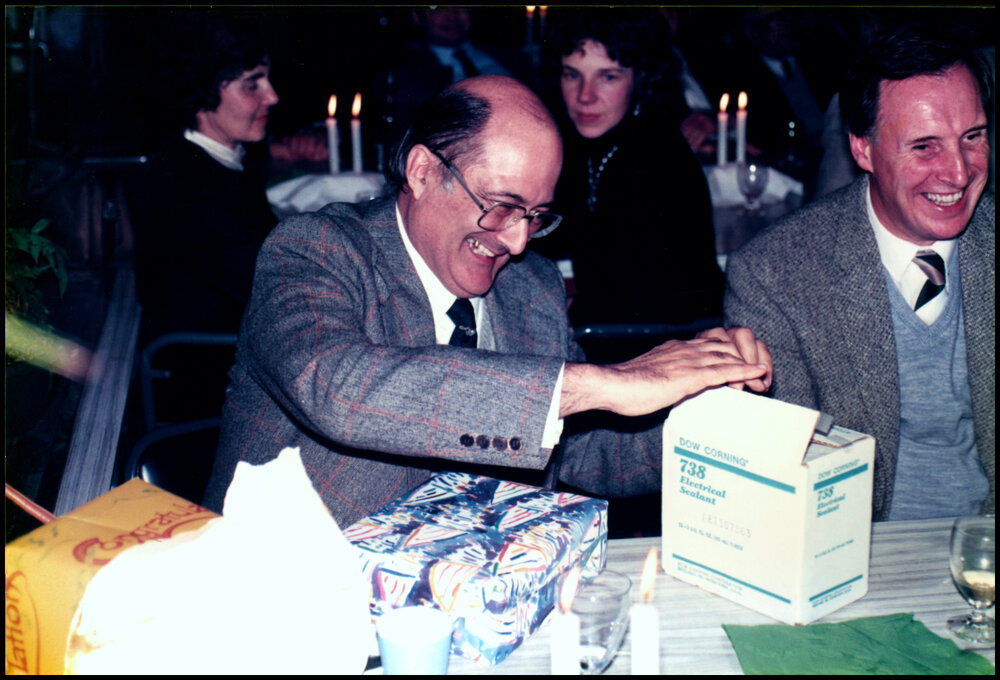 John Thomson at his Farewell Dinner
