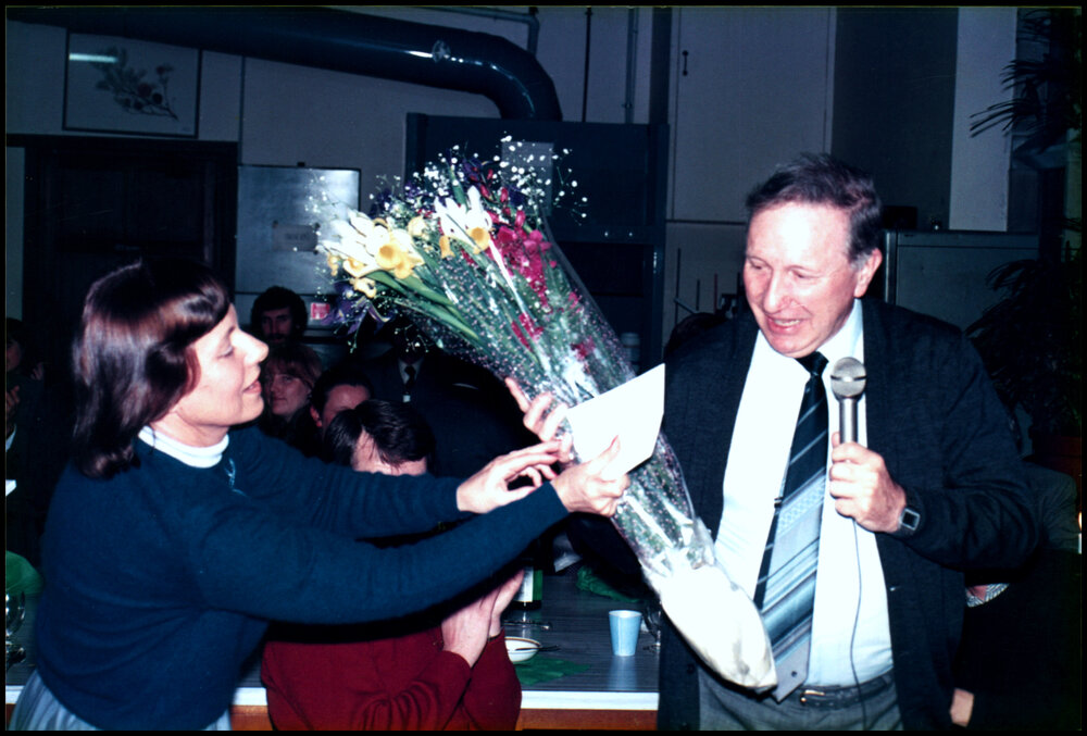 Jan Jacobs and Dan Anderson at John Thomson's Farewell Dinner