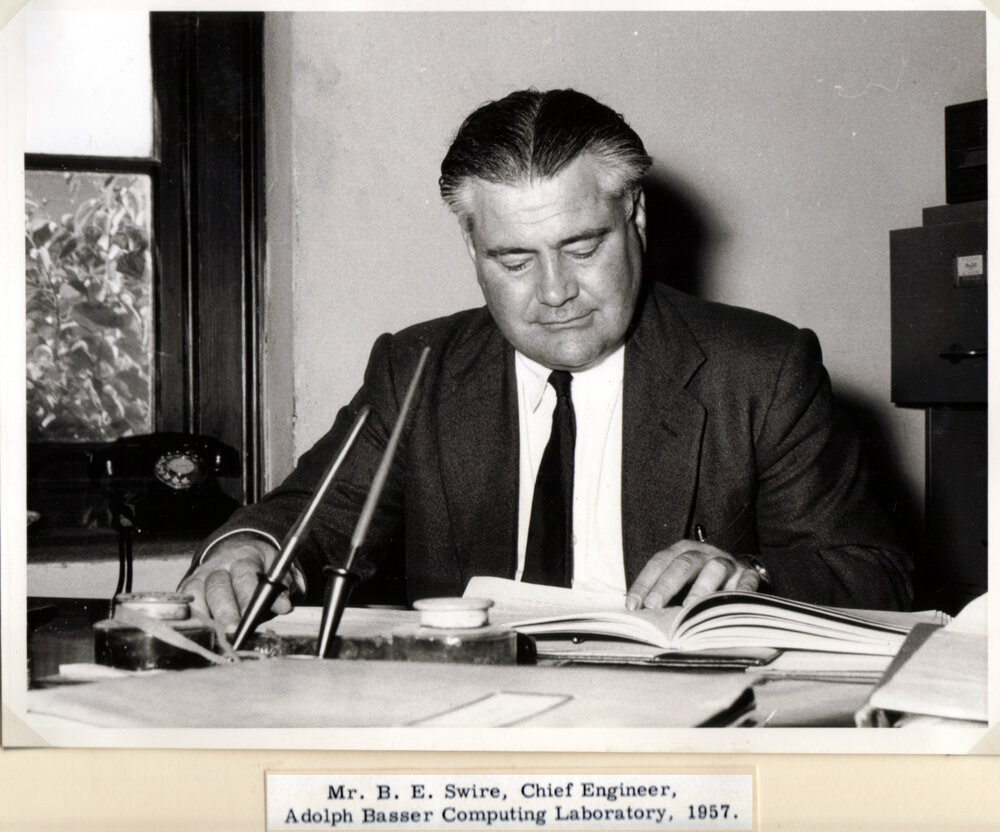 Brian E Swire, Chief Engineer at Adolph Basser Computing Laboratory