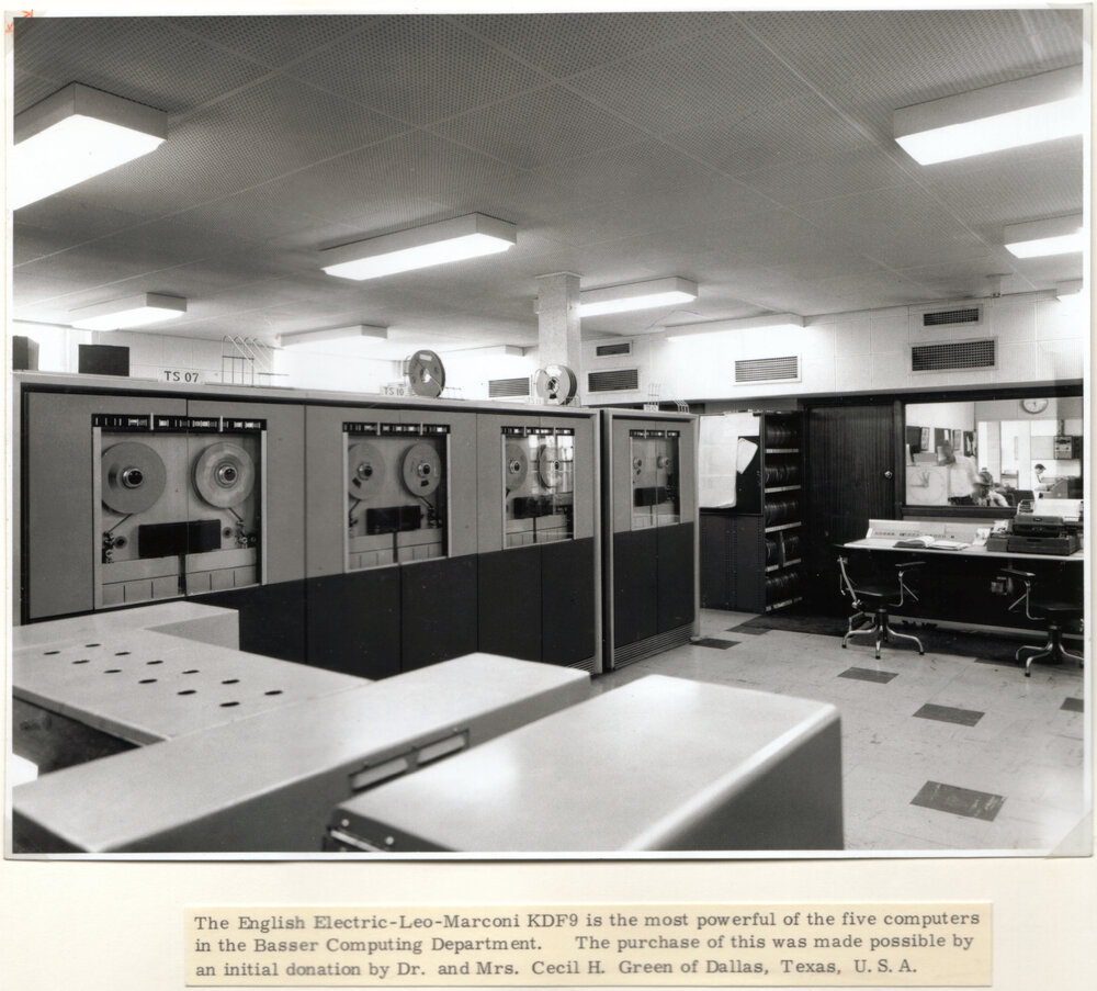 KDF9 in the Basser Computing Department