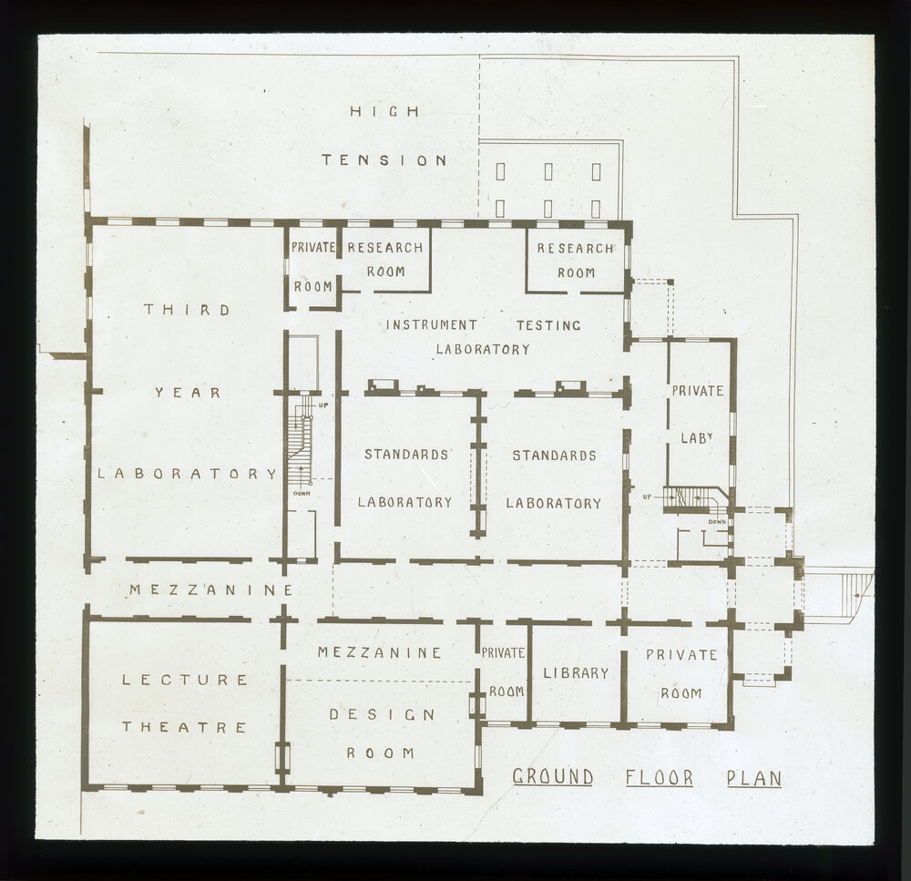 Electrical Engineering Department Ground Floor Plan