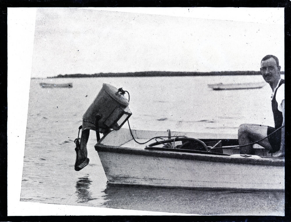 Unidentified Man on Boat
