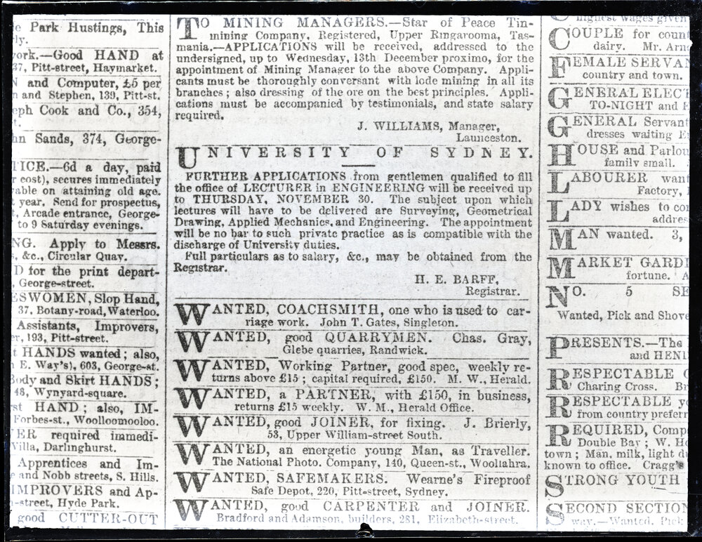 Lecturer in Engineering Advertisement