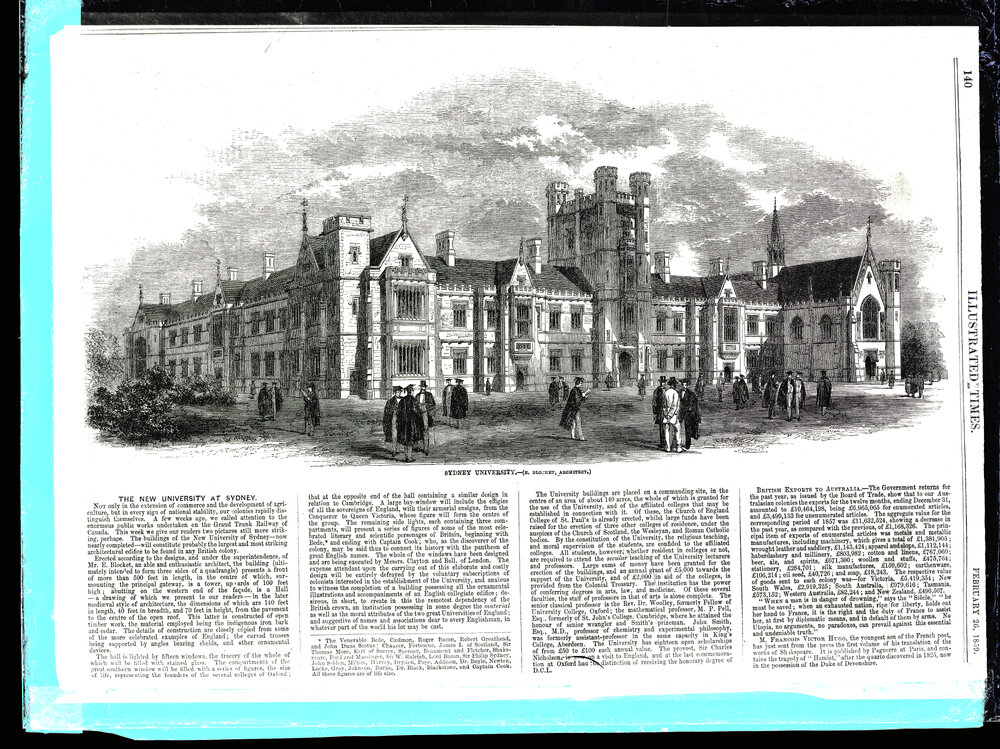 The New University at Sydney, The Illustrated Times