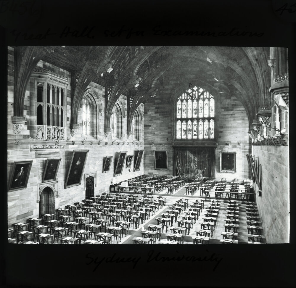 Great Hall, Set for Examinations