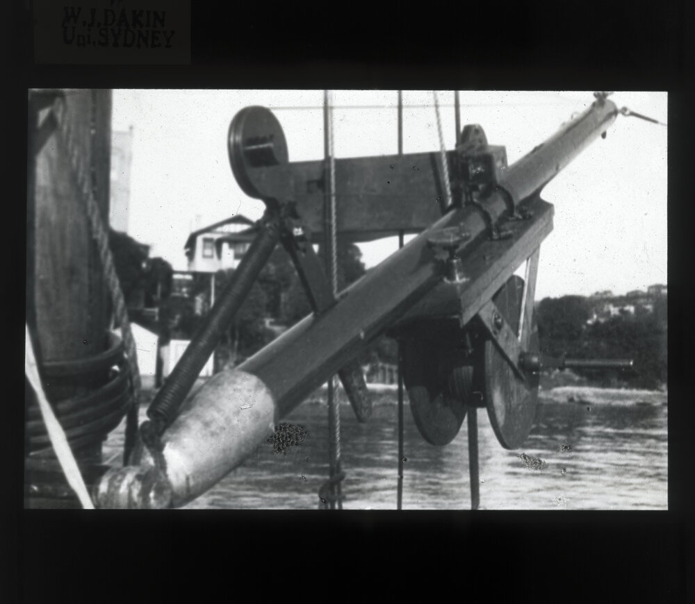 Working Boom on Station Yacht Thistle