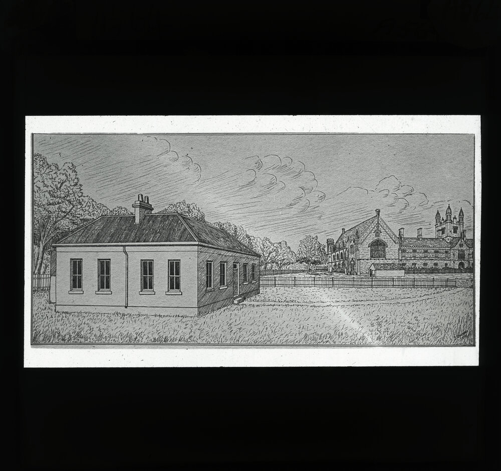 Drawing of the Original Medical School