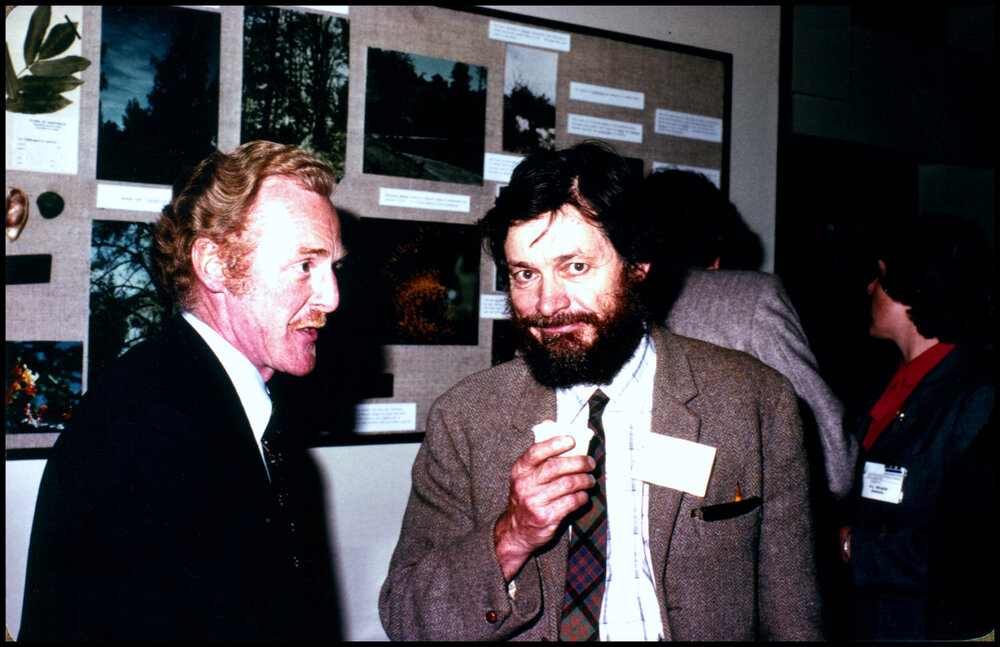 Derek Anderson and George Scott at the Joseph Banks Lab Dinner