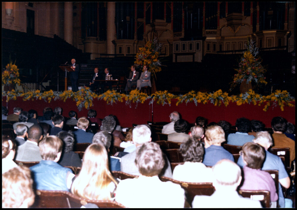 XIII International Botanical Congress Closing Ceremony at Sydney Town Hall