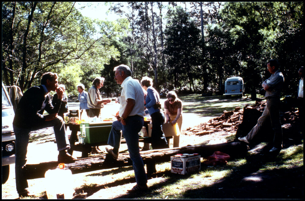 XIII International Botanical Congress Field Trip, Lunch at Dharug National Park