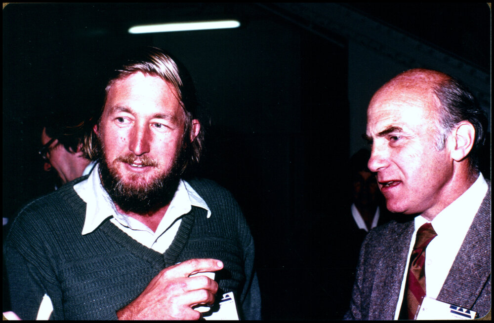 Geoff Stocker and Peter Green at the Joseph Banks Lab Dinner