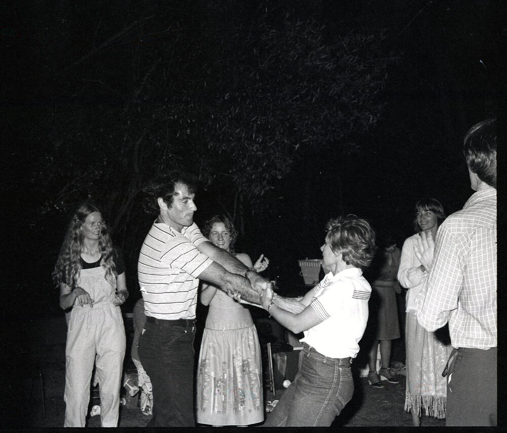 Jan Jacobs and Les Rooke at the School of Biological Sciences Christmas Party