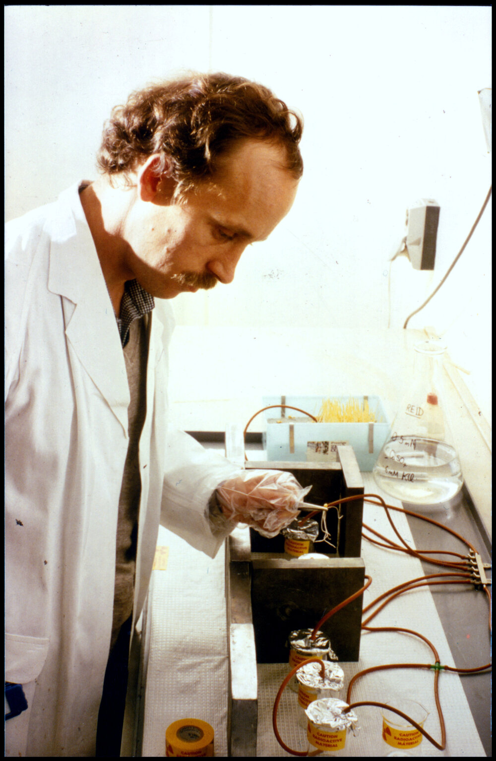 Botany Staff Member Rob Reid at Work