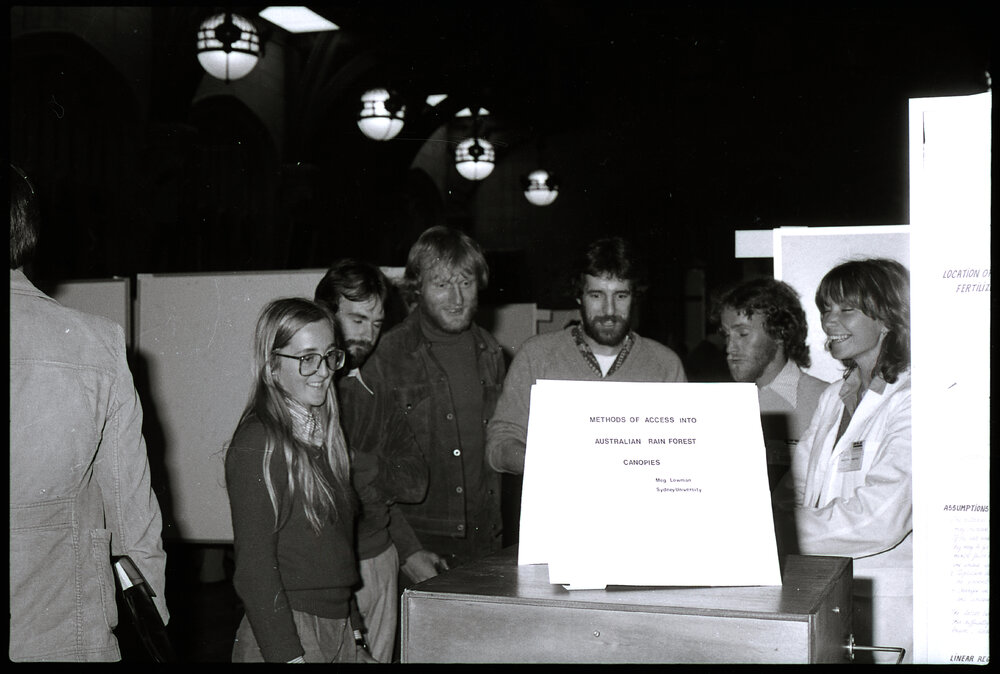 Poster by Meg Lowman at the XIII International Botanical Congress