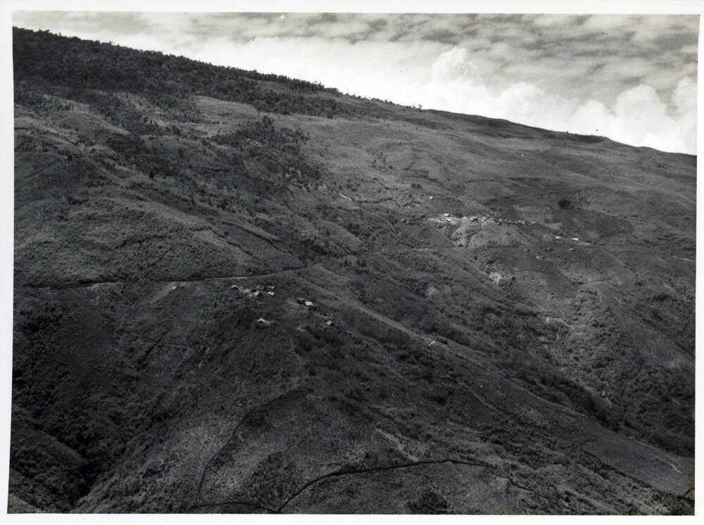 Mountainside with Buildings