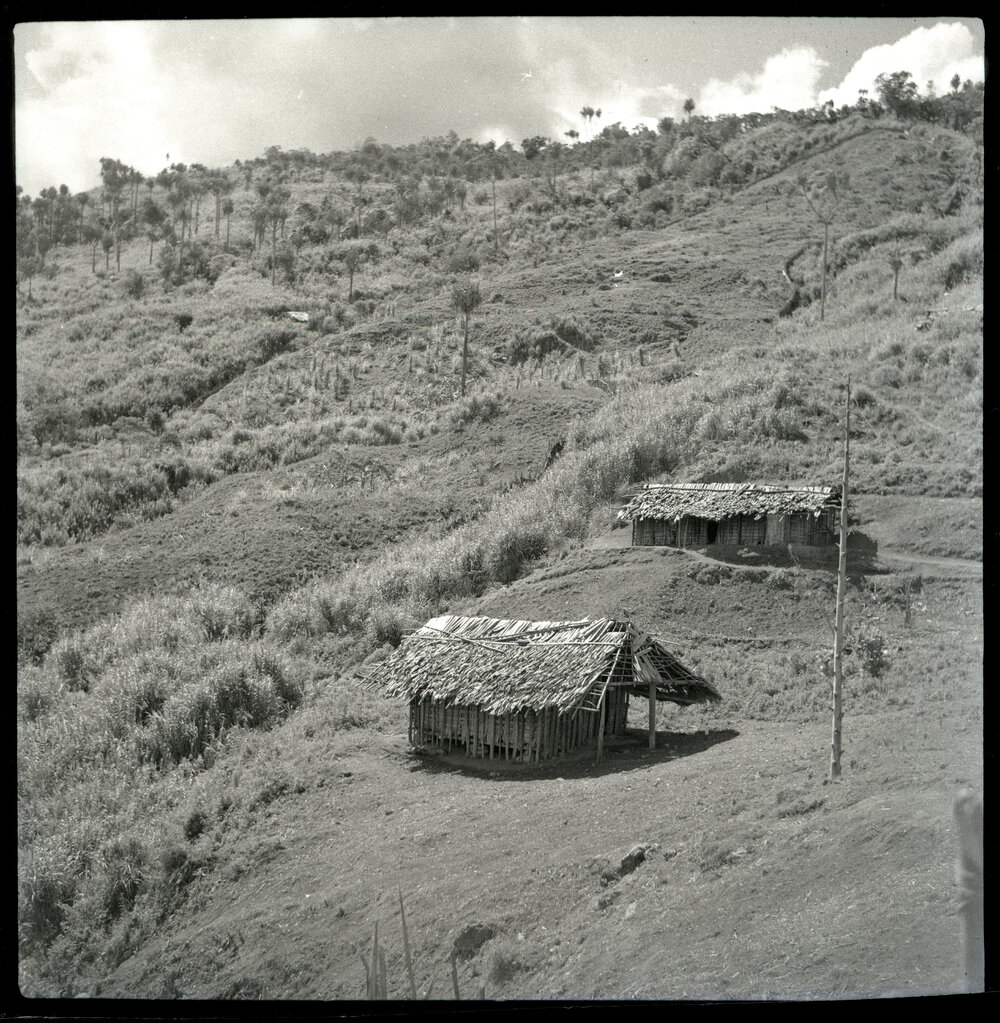 Two Buildings on Hillside