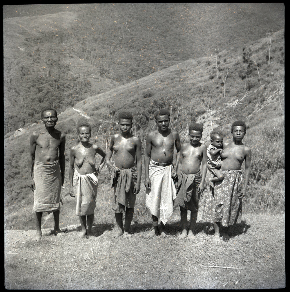 Group Standing on Mountainside