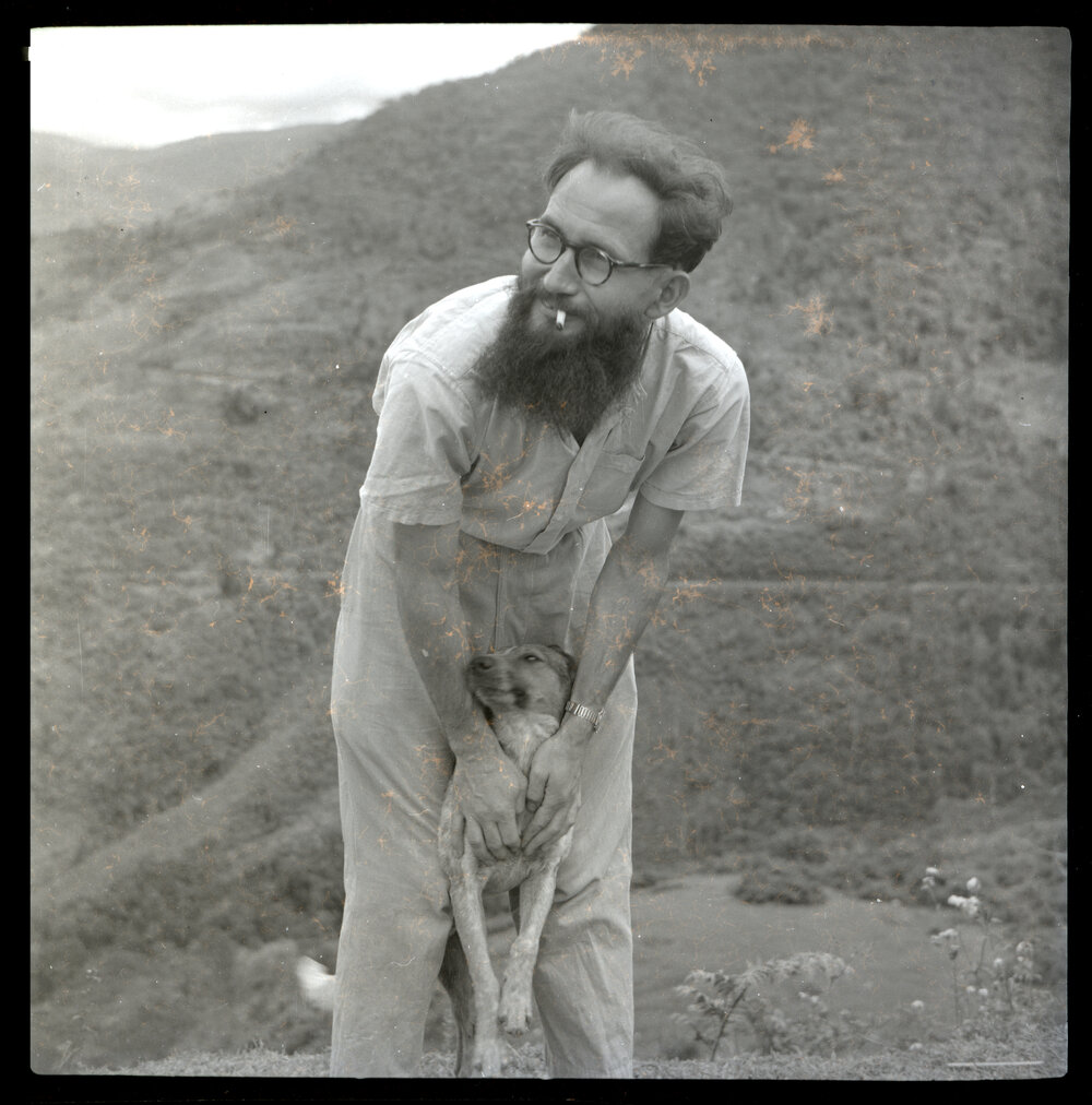 Father Willem, with Dog