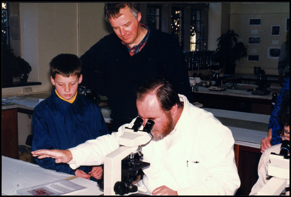 Dr Keith Brown at Open Day 1988