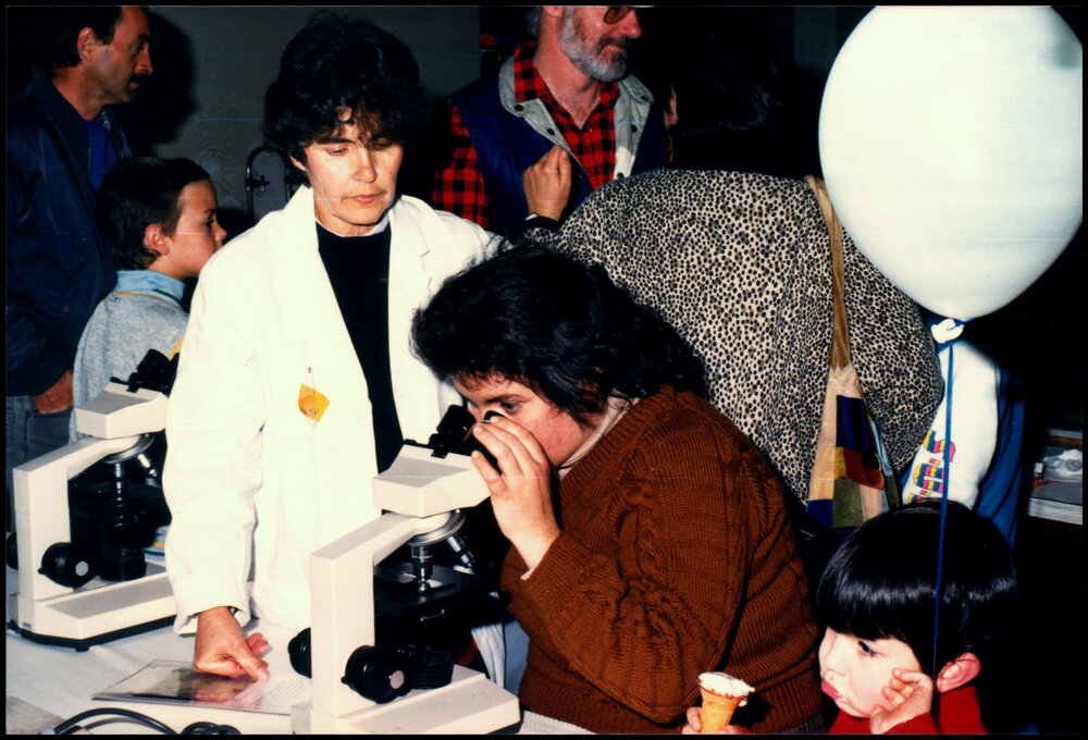Nina Brown Demonstrating at Open Day 1988