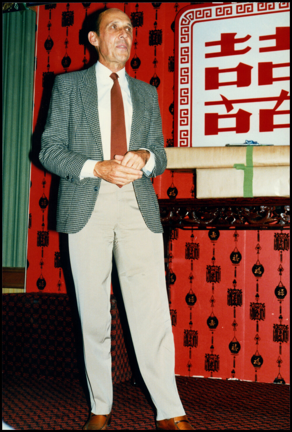 Peter Valder at his Farewell