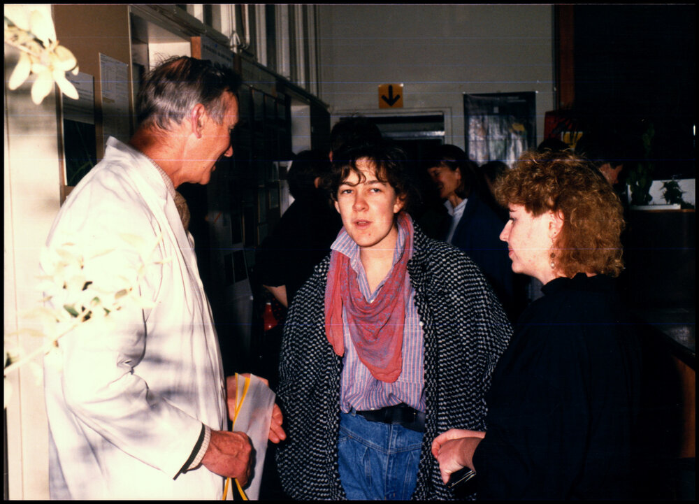 Peter Myerscough and Cathy Lamb at Open Day 1988