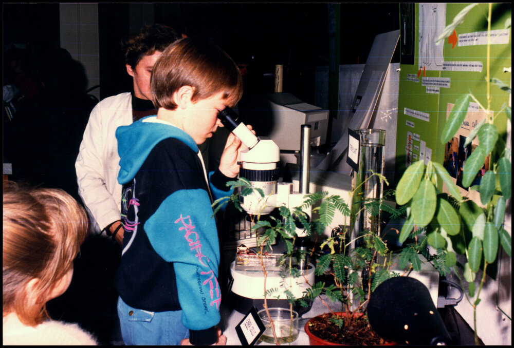 Mary Beilby Supervising at Open Day 1988