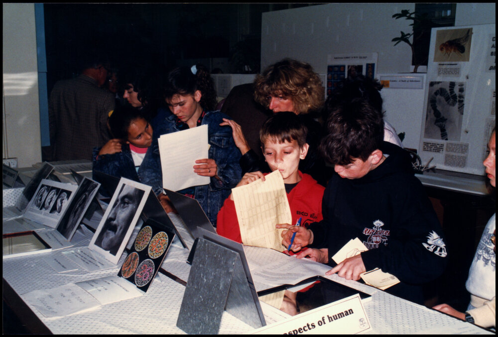 Malcolm Ricketts' Photography Display at Open Day 1988