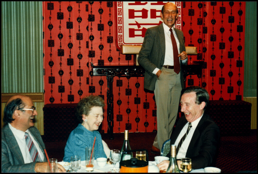 Peter Valder and Guests at his Farewell