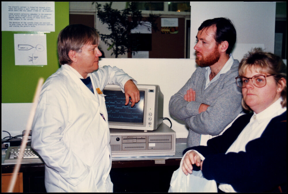 Professor Alan Walker at Open Day 1988