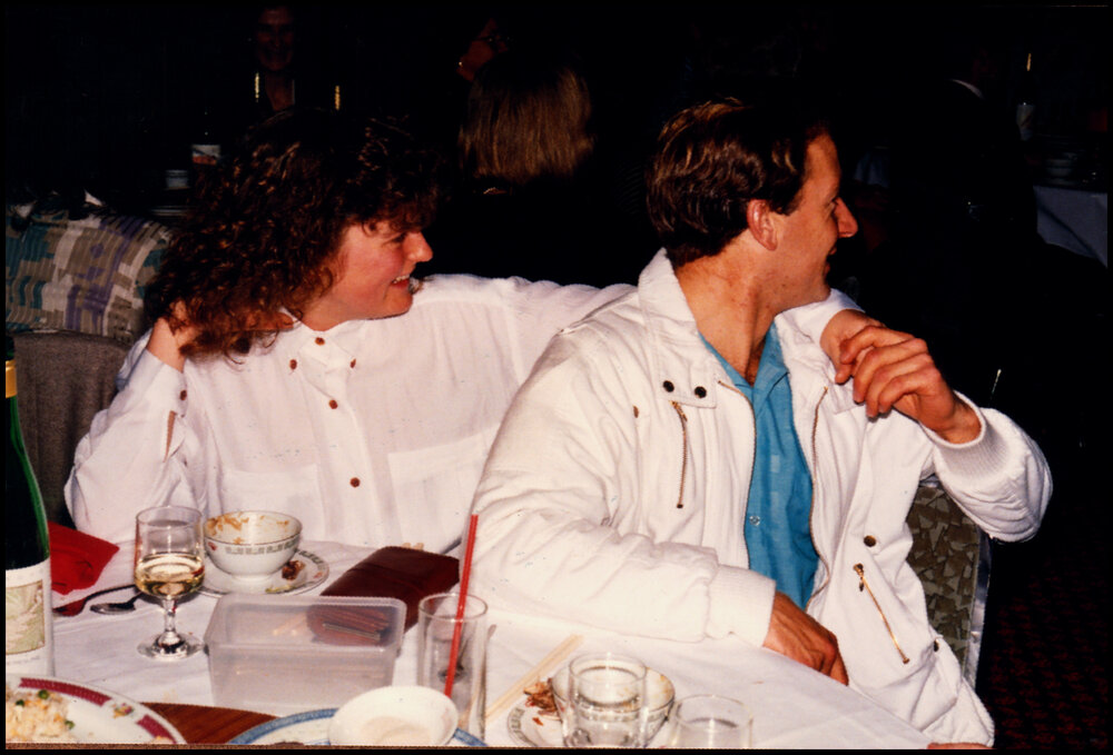 Ann Herbst and Rod Egan at Peter Valder's Farewell