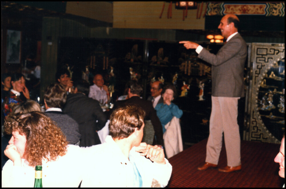 Peter Valder at his Farewell