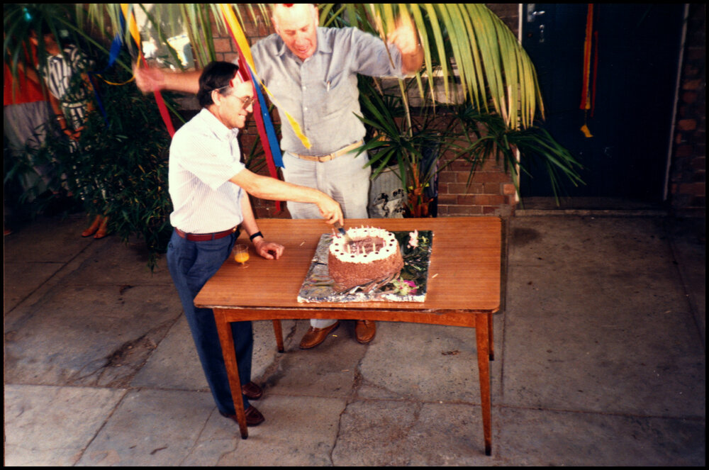Cutting the Cake at Henry Dos Reis' 50th Birthday Celebrations