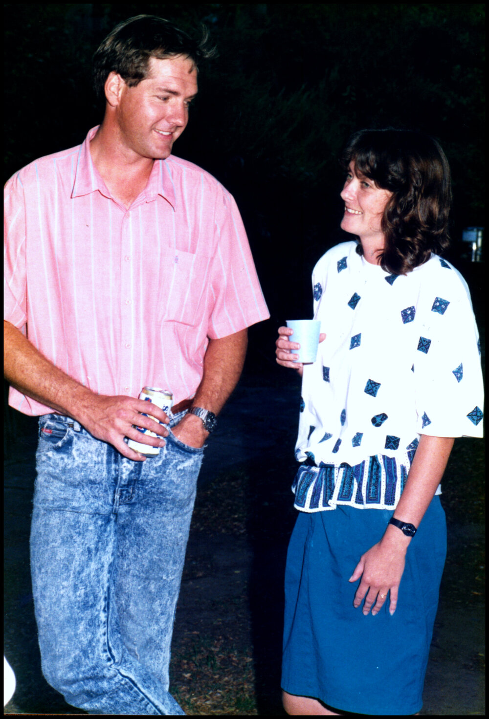 Bill Sansom and Mandy Beshaw at Roger Carolin's Farewell
