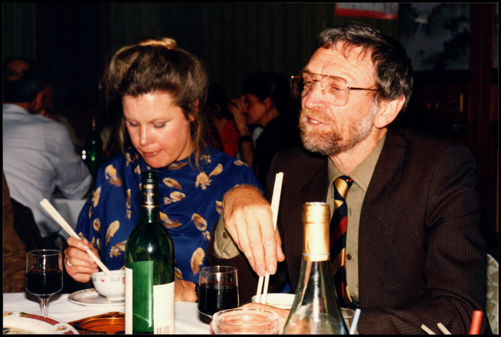 Roger Carolin and Janice at Peter Valder's Farewell