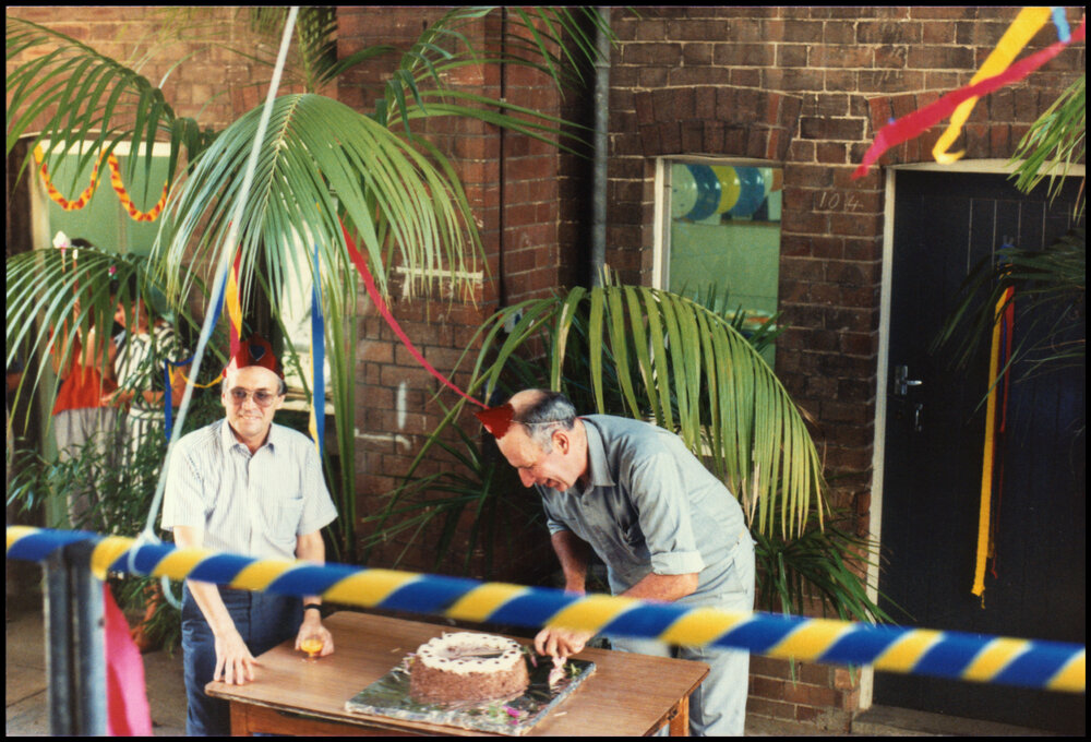 Cutting the Cake at Henry Dos Reis' 50th Birthday Celebrations