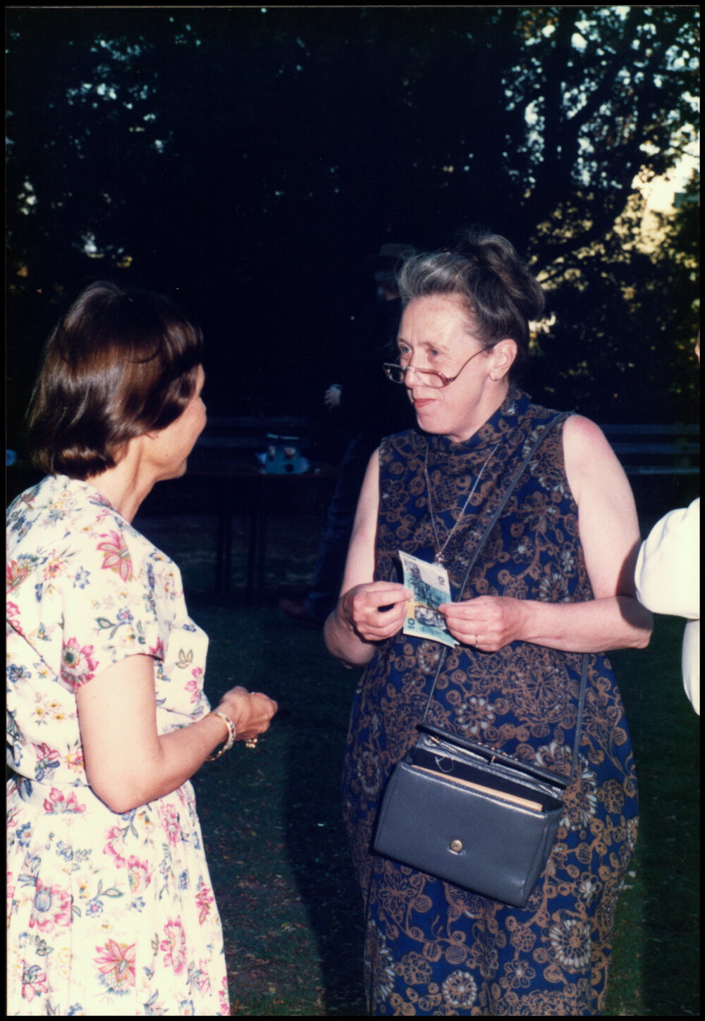 Jan Jacobs and Helen Hewson at Roger Carolin's Farewell