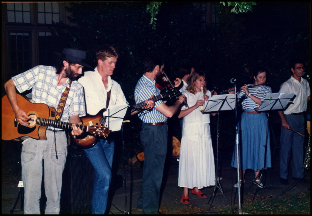 Band Performing at Roger Carolin's Farewell