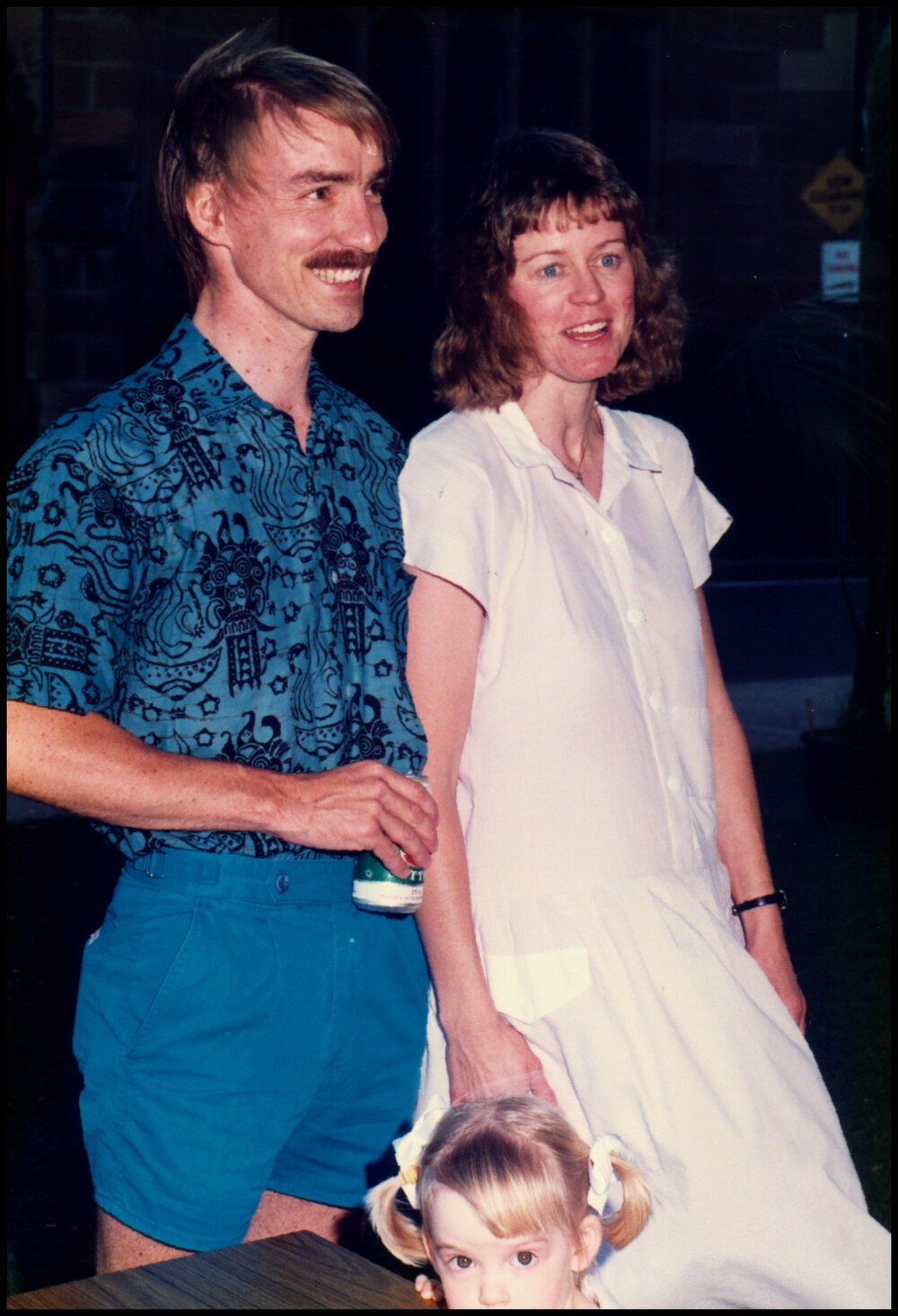 Roger Carolin's Family at his Farewell