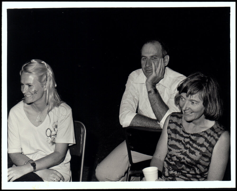 Penny Goulter, Mark Curran and Kay at the Botany Bush Band Performance