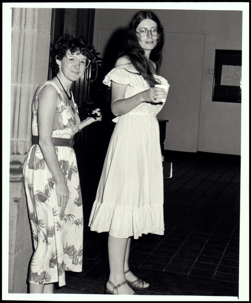 Anita O'Connell and Roni Holland at the Botany Bush Band Performance