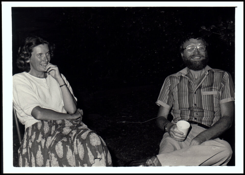 Diana Macnamara and Roger Carolin at the Botany Bush Band Performance