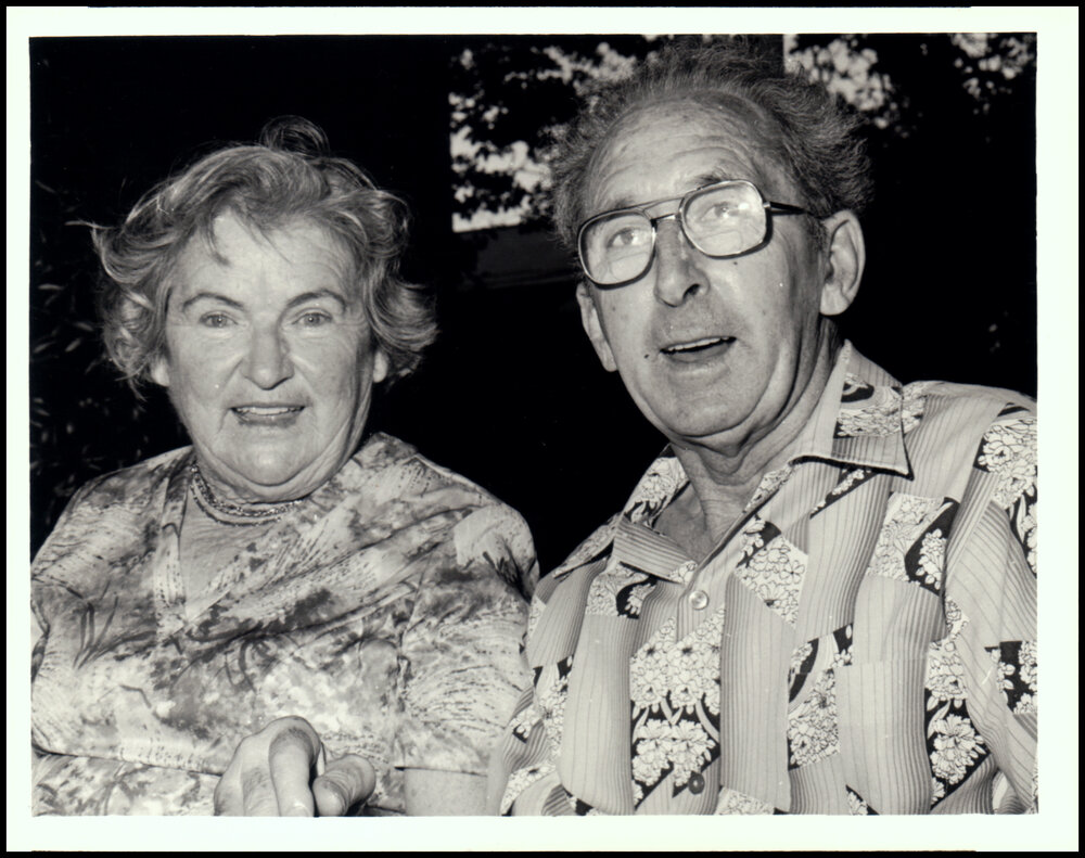 Eileen and Bert Lester at the Botany Bush Band Performance